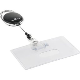 DURABLE Pochette pour document STYLE YOYO, pour 1 carte, lot de 10, noir