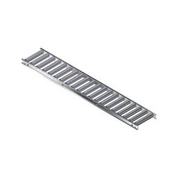 Gura Transporteur à rouleaux pour charges légères, cadre et rouleaux en aluminium, largeur voie 300 mm, entraxe 75 mm, longueur 1,5 m