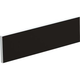 Séparateur de table pour bureaux pour plusieurs personnes, largeur 1400 mm, habillage noir