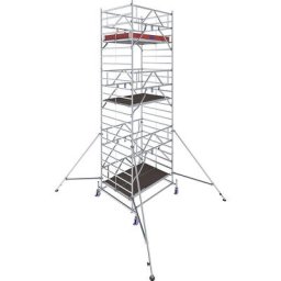 KRAUSE Échafaudage roulant STABILO série 50, longueur plate-forme 2 m, hauteur de travail 7,40 m