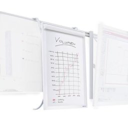 Tableau de conférence, pour système de rails doubles, h x l 1000 x 700 mm