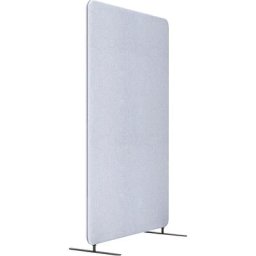 Cloison acoustique modulaire SOFTLINE, tissu, hauteur h.t. 1800 mm, largeur 1200 mm, gris