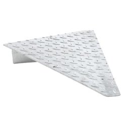 eurokraft pro Coin d'accès pour cuve plate extra-basse en acier, l x p 500 x 500 mm, charge max. par roue 500 kg