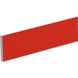 Séparateur de table pour bureaux pour plusieurs personnes, largeur 1200 mm, habillage rouge