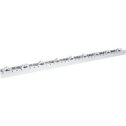 Rail de roulement multi-directionnel, pour charges modérées, force 20 kg, à intervalles de 133 mm, longueur 2,4 m