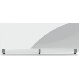 magnetoplan Cloison hygiénique en acrylique, h x p 600 x 70 mm, largeur 1600 mm, avec 3 supports, à partir de 10 pièces