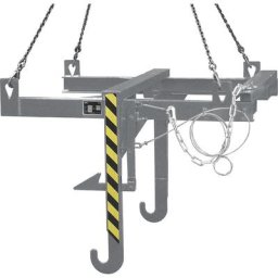 eurokraft pro Traverse de basculement pour conteneur de matériaux de construction BBT, L x l x h 1350 x 1215 x 1080 mm, charge max. 2000 kg