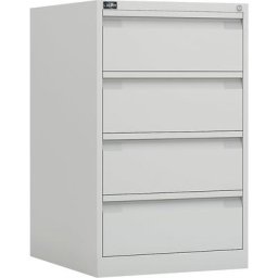 BISLEY Armoire à fiches ECO, format A5, 2 rangées, 4 tiroirs, blanc pur