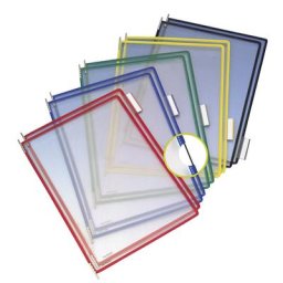 Tarifold Pochette transparente, lot de 10, pour format A5, assortiment de coloris