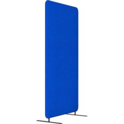 Cloison acoustique modulaire SOFTLINE, tissu, hauteur h.t. 1600 mm, largeur 800 mm, bleu