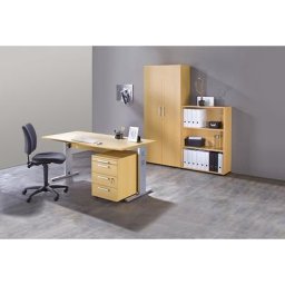 MULTI - Bureau, h x l x p 720 x 1600 x 800 mm, gris clair