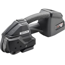 Machine à cercler sur accumulateur pour feuillard en PP ou PET, semi-automatique, professionnel, pour largeur feuillard 16 - 19 mm