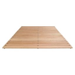 Caillebotis en bois, au mètre, sans chanfrein, largeur 1500 mm