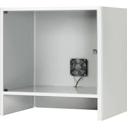 RAU Compartiment pour écran à ventilateur intégré, h x l x p 710 x 720 x 550 mm, gris clair RAL 7035