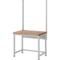 RAU Jeu de montants modulaires, 2 montants modulaires, pour largeur table d'établi 1000 mm
