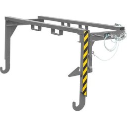 eurokraft pro Palonnier pour bennes basculantes et caisses-palettes, manutention par grue impossible, charge max. 2000 kg, pour conteneur de 2 m³