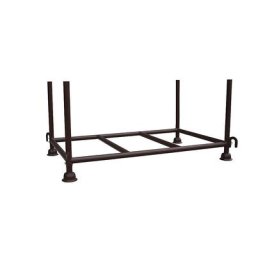 Eichinger Cadre gerbable, L x l x h 1500 x 870 x 750 mm, avec 2 tubes transversaux, brun chocolat