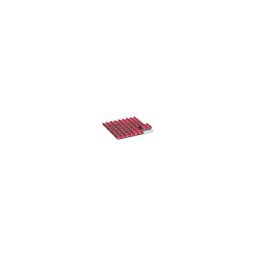 LISTA Kit de compartimentation pour tiroirs de dimensions 612 x 612 mm, 16 godets, 40 séparations, 2 parties Ø 70 mm