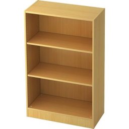 FINO - Rayonnage de bureau, 2 tablettes, largeur 800 mm, façon hêtre