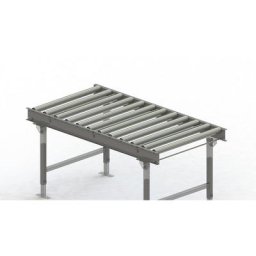 Gura Transporteur à rouleaux, cadre en acier et rouleaux en acier galvanisé, largeur voie 750 mm, entraxe des essieux 125 mm, longueur 1,5 m