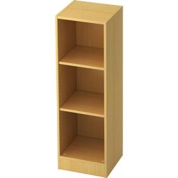 FINO - Rayonnage de bureau, 2 tablettes, largeur 406 mm, façon hêtre