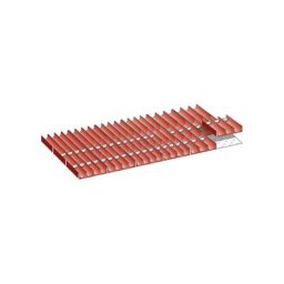 LISTA Kit de compartimentation pour tiroirs, compartiments, 58 éléments, pour hauteur façade 75 mm