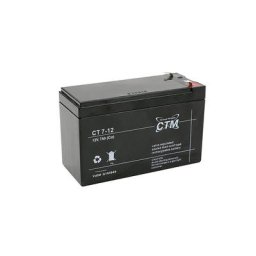 Batterie 12 V - 7 Ah, pour mini-élévateur, plastique noir