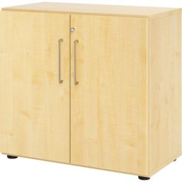VERA-ZWO - Armoire de bureau, h x l x p 748 x 800 x 420 mm, 1 tablette, façon érable
