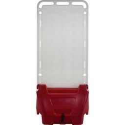 Poste de service mobile SAFETY POINT, avec couvercle verrouillable, joints d'étanchéité, pour produits de sécurité/protection, rouge, à partir de 3 pièces