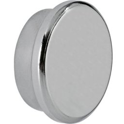 MAUL Plot magnétique en néodyme, rond, Ø 25 mm, force d'adhérence 13 kg, lot de 5