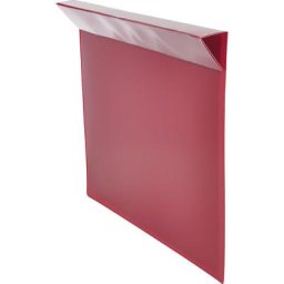 Porte-documents, lot de 100, pour rehausse en bois, format papier A4, rouge