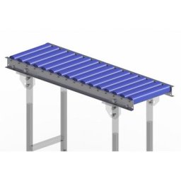 Gura Transporteur à rouleaux pour charges légères, cadre en acier et rouleaux en plastique, largeur voie 300 mm, entraxe 62,5 mm, longueur 1 m