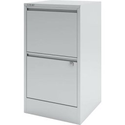 BISLEY Classeur pour dossiers suspendus HomeFiler, 2 tiroirs pour dossiers suspendus, gris clair