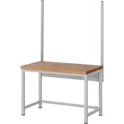 RAU Jeu de montants modulaires, 2 montants modulaires, pour largeur table d'établi 1250 mm