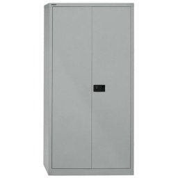 BISLEY Armoire à portes battantes UNIVERSAL, h x l x p 1950 x 914 x 400 mm, avec portemanteau, argent