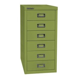BISLEY MultiDrawer™ série 29, format A4, 6 tiroirs, vert