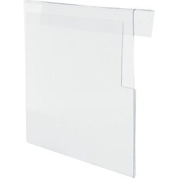 Porte-documents avec réglette d'accrochage, creux au dos servant de poignée, insertion latérale des documents, pour format A5, lot de 100