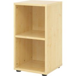 VERA-ZWO - Rayonnage de bureau, h x l x p 748 x 400 x 400 mm, 2 hauteurs de classeurs, façon érable