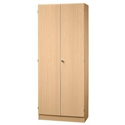 FINO - Armoire de bureau, 4 tablettes, h x l x p 2004 x 800 x 420 mm, façon hêtre