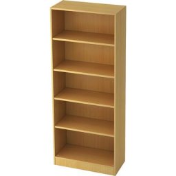 FINO - Rayonnage de bureau, 4 tablettes, façon hêtre