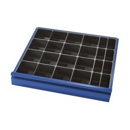 RAU Compartimentation pour tiroirs, 1 insert pour petites pièces avec 24 compartiments, pour hauteur tiroirs 120 + 150 mm