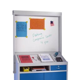 eurokraft basic Rehausses, tableau blanc, magnétique