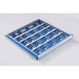 eurokraft pro Kit de compartimentation pour tiroirs, pour hauteur tiroirs 200 mm, pour largeur x profondeur armoire 1023 x 725 mm