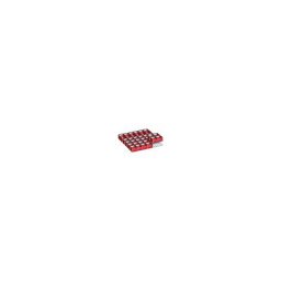LISTA Kit de compartimentation pour tiroirs de dimensions 459 x 459 mm, pour petites pièces, 24 + 6 godets de compartimentation, hauteur façade 75 mm