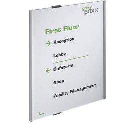 DURABLE Plaque de porte avec plaque acrylique, avec insert en carton, l x h 297 x 420 mm, lot de 1