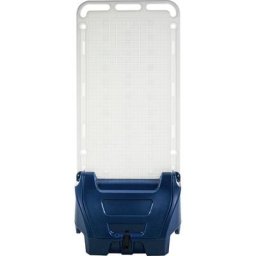 Poste de service mobile SAFETY POINT, avec couvercle verrouillable, joints d'étanchéité, pour produits de sécurité/protection, bleu, à partir de 3 pièces