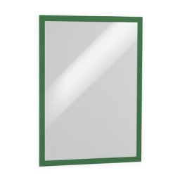 DURABLE Cadre info DURAFRAME®, autocollant, magnétique, pour format A3, cadre vert, lot de 12