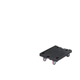 Plateau roulant, 800 x 600 mm, force 500 kg, noir, 5 pièces et +