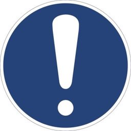 Panneaux indiquant les mesures de sécurité obligatoires, signal général d'interdiction, lot de 10, plastique, Ø 200 mm
