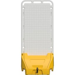 Poste de service mobile SAFETY POINT, avec couvercle verrouillable, joints d'étanchéité, pour produits de sécurité/protection, jaune